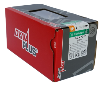 Dynaplus vlonderschroef xtreme ar-bronze platkop-60° deeldraad +snijpunt torx tx25 5.0x70/35 | 200 stuks - 0283.08.42201 Dynaplus vlonderschroef xtreme ar-bronze platkop-60° deeldraad +snijpunt torx tx25 5.0x70/35 | 200 stuks - 0283.08.42201