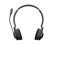 Jabra Engage 75 Stereo On Ear headset Bluetooth, DECT Stereo Zwart Noise Cancelling Microfoon uitschakelbaar (mute) Telefoon - thumbnail