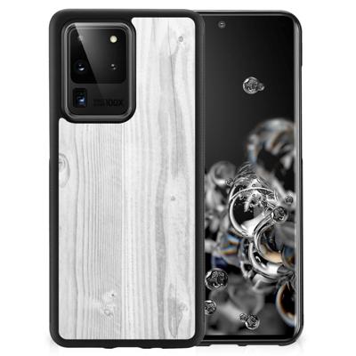 Samsung Galaxy S20 Ultra Grip Case White Wood