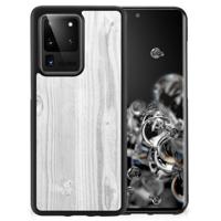 Samsung Galaxy S20 Ultra Grip Case White Wood - thumbnail