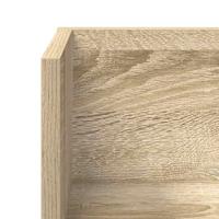 Wandschappen 2 st 100x16,5x16,5 cm bewerkt hout sonoma eiken - thumbnail