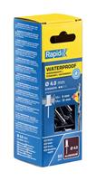 Rapid Waterdichte blindklinknagels Ø4,0 x 16 mm, 50 stuks + boor - 5000401 - 5000401 - thumbnail