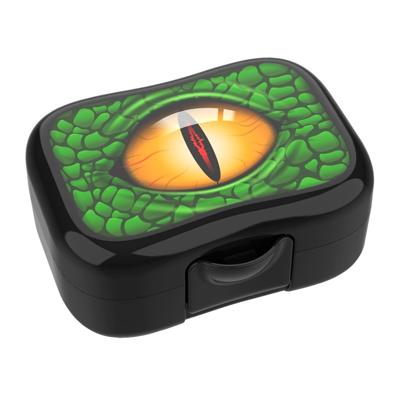 Lunch Buddies snackbox Dino 12 x 6 cm polypropyleen zwart