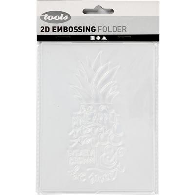 Creativ Company Embossing folder , woorden, afm 11x14 cm, dikte 2 mm, 1 stuk