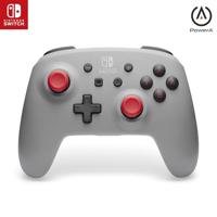 Power A Retro Grey Controller Nintendo Switch, Nintendo Switch Lite, Nintendo Switch OLED Grijs - thumbnail
