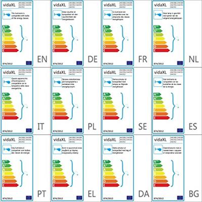 Wandlamp E14 zwart en koper 2 st
