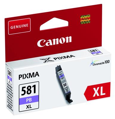 Canon Inktcartridge CLI-581 PBXL Origineel Blauw 2053 C 001 Canon Inktcartridge CLI-581 PBXL Origineel Blauw 2053 C 001