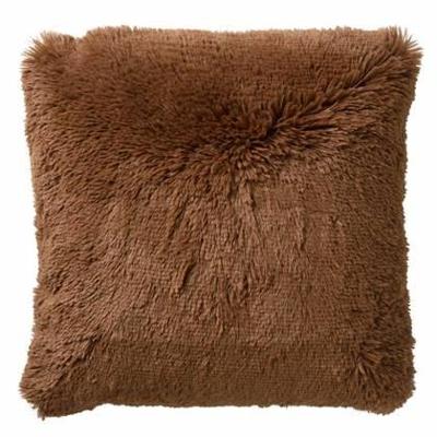 Sierkussen Fluffy 45x45 cm Tobacco Brown