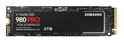 Samsung mz-v8p2t0bw 980 pro ssd, 2000 gb, m.2 nvme, pcie 4.0, 7000/ 5100 mb/s, 100.000 iops