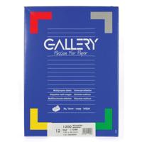 Gallery witte etiketten ft 105 x 48 mm (b x h), rechte hoeken, doos van 1.200 etiketten - thumbnail