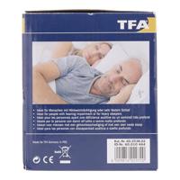 TFA Dostmann 60.2538.02 Wekker Zendergestuurd Wit, Groen Alarmtijden 2 Trilalarm, Extra luid wekgeluid, Groot display - thumbnail