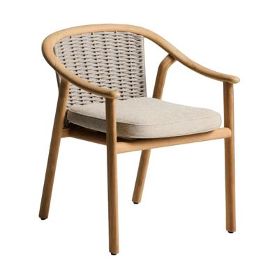 Kave Home Elunda tuinstoel Teakhout