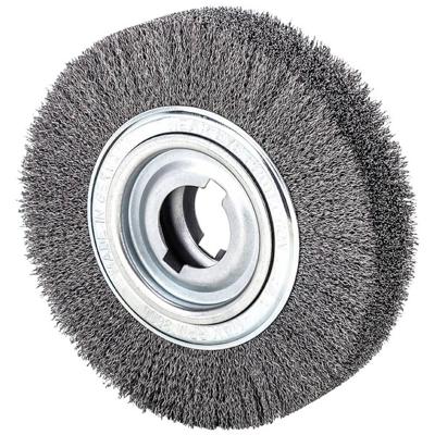 Lessmann Ronde borstel | d. 250 mm draaddikte 0,35 mm | staal 60 mm | 3600 min-¹ | 1 stuk - 377053 - 377053