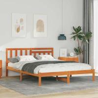 Bedframe Wasbruin 120 x 190 cm Massief grenenhout - thumbnail