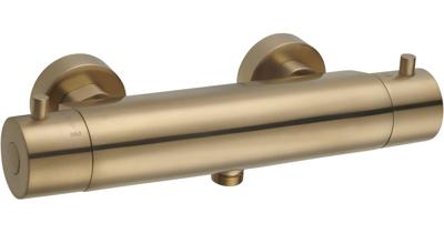 Saqu Shine douche thermostaatkraan cooled body geborsteld messing