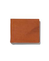 HEMA Billfold Portemonnee Bruin Leer RFID 9.5x11.5 - thumbnail