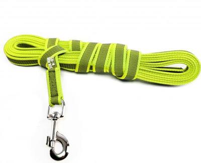 Lange lijn hond - Antislip - 20mm x 5m - Neon