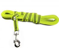 Lange lijn hond - Antislip - 20mm x 5m - Neon - thumbnail
