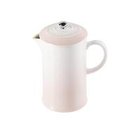 LE CREUSET - Aardewerk - Koffiepot met pers 0,80l Shell Pink - thumbnail