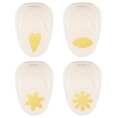 Vaessen Creative • figuurpons set hart bloemblaadje & bloemen 4st.