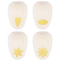 Vaessen Creative • figuurpons set hart bloemblaadje & bloemen 4st. - thumbnail