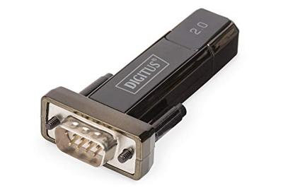 Digitus USB 2.0, Serieel Adapter [1x USB-A 2.0 stekker - 1x D-sub stekker 9-polig] DA-70167 0.80 m Vergulde steekcontacten