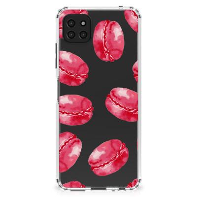 Samsung Galaxy A22 5G Beschermhoes Pink Macarons Samsung Galaxy A22 5G Beschermhoes Pink Macarons