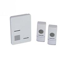 Enzo Chacon Draadloze deurbel 100m + 2x drukknop wit - 8415030 - thumbnail