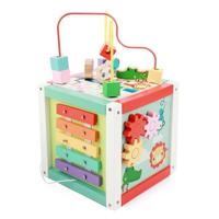 Fisher Price 5in1 Houten Activiteitenkubus - thumbnail
