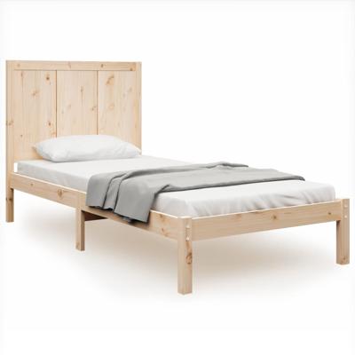 Bedframe zonder matras massief grenenhout 100x200 cm