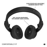 Urbanista Detroit On Ear Bluetooth-hoofdtelefoon [uitstekend geluid met stijl], tot 12 uur afspeeltijd, telefoneren via microfoon, Dark Clown - thumbnail