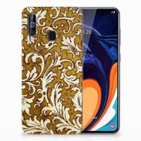 Siliconen Hoesje Samsung Galaxy A60 Barok Goud - thumbnail