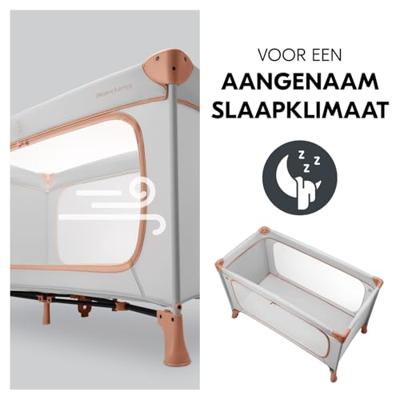 Lettino da viaggio - HAUCK - DREAM N PLAY PLUS - 60 x 120 cm - Dalla nascita - Pieghevole - Sughero polveroso Lettino da viaggio - HAUCK - DREAM N PLAY PLUS - 60 x 120 cm - Dalla nascita - Pieghevole - Sughero polveroso