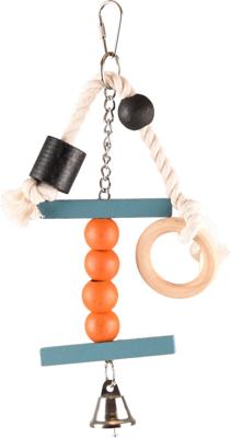 Vogelspeelgoed Kooihanger Sina Bal 11 x 11 x 28 cm Flamingo Mix