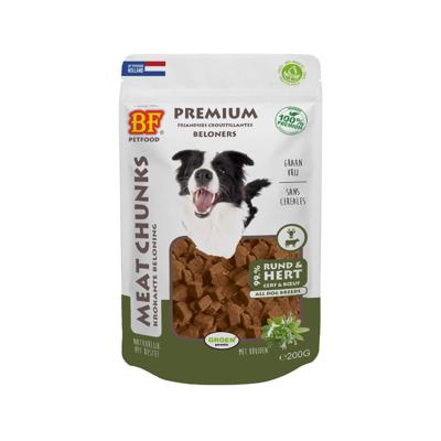 Bf Petfood Biofood meat chunks rund en hert