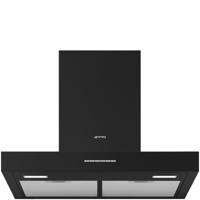Smeg KBT600MB Schouwkap Zwart - thumbnail