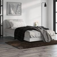 Bedframe bewerkt hout grijs sonoma eikenkleurig 90x200 cm - thumbnail