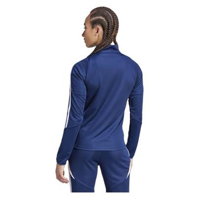 adidas Tiro 24 Trainingstrui 1/4-Zip Dames Donkerblauw Wit