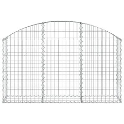 Schanskorf gewelfd 150x30x80/100 cm gegalvaniseerd ijzer Schanskorf gewelfd 150x30x80/100 cm gegalvaniseerd ijzer