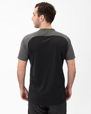 JAKO 6324 Polo Iconic - Zwart/Antraciet - XXL