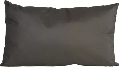 Anna's Collection buitenkussen rechthoek 30x50cm antraciet