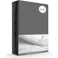 Dreamhouse Splittopper Katoen Hoeslaken Antraciet 160 x 220 cm - thumbnail
