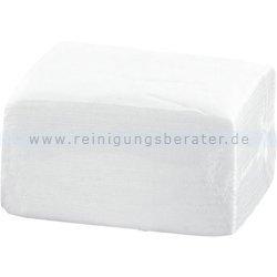NORDVLIES poetspapier "wipex airlaid mb" wipex fleece cloth white 500 sheets z-folded
