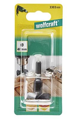 Wolfcraft Cilinderboor | WS | Ø40 x 53mm | 1 stuk - 3303000 Wolfcraft Cilinderboor | WS | Ø40 x 53mm | 1 stuk - 3303000