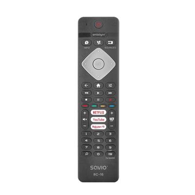 Savio universele afstandsbediening/vervanging voor Philips TV, SMART TV, RC-16