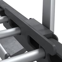 VidaXL Wasmachinerek 77x52x192 cm aluminium - thumbnail