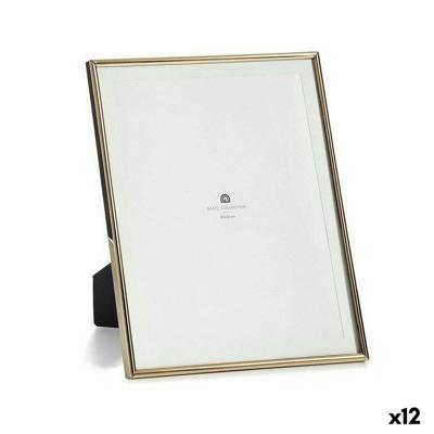Fotolijsten Gift Decor Gouden Kristal Staal (12 Stuks)