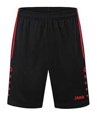 JAKO 4499 Short Allround - Zwart/Sportrood - L - thumbnail