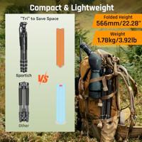 SIRUI Europe Sirui Sportich SP124 + B5X Carbon Tripod Werkhoogte: 13 - 153.5 cm - thumbnail