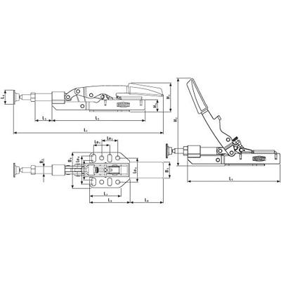 Bessey STC-IHH25 Snelspanner STC-IHH25 Spanbreedte (max.):25 mm
